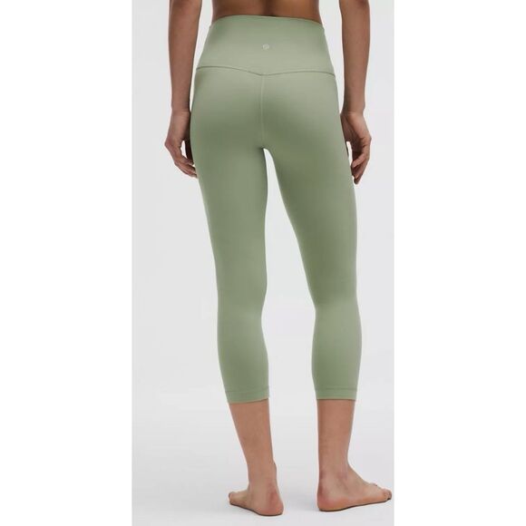 lululemon Align™ High-Rise Crop 23" in Desert Green Size 4 - Picture 2 of 9